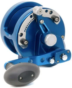 Avet HXJ 5/2 MC Two Speed Lever Drag Casting Reel Blue