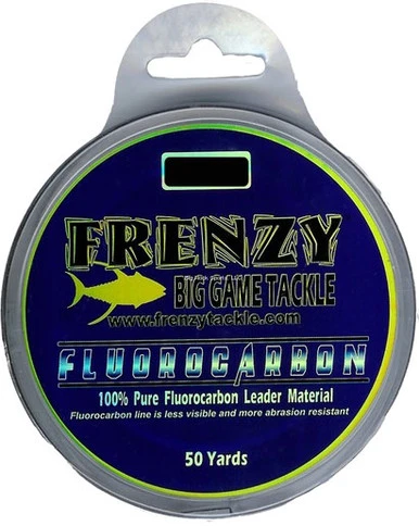 Frenzy Tackle Fluorocarbon Leader - 50yds 3 Frenzy Tackle Fluorocarbon Leader - 50yds