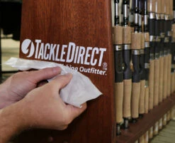 TackleDirect Die Cut Vinyl Logo Decal - 10" - White -Daiwa Fishing Shop tackledirect die cut logo decal td10whitediecut 88629.1651326351