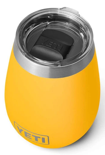 YETI Rambler 10oz Wine Tumbler With Magslider Lid - Alpine Yellow 3 YETI Rambler 10oz Wine Tumbler With Magslider Lid - Alpine Yellow